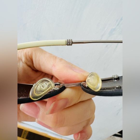 NIB Dior DYJ Light Gold and Ivory Croisette4 Aviator Sunglasses Brand new - Picture 10 of 15